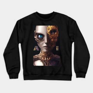 Empowering humanity with AI Crewneck Sweatshirt